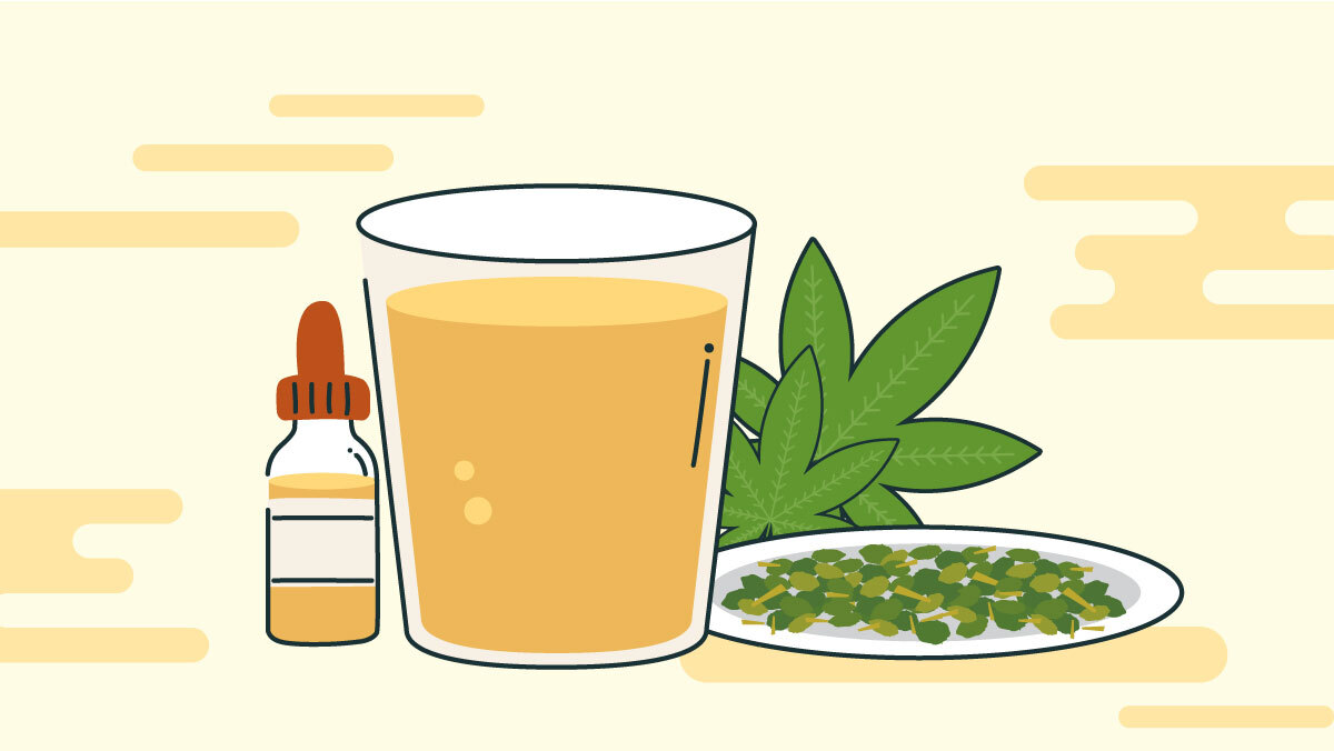 Illustration of Cannabis Oil Recipe