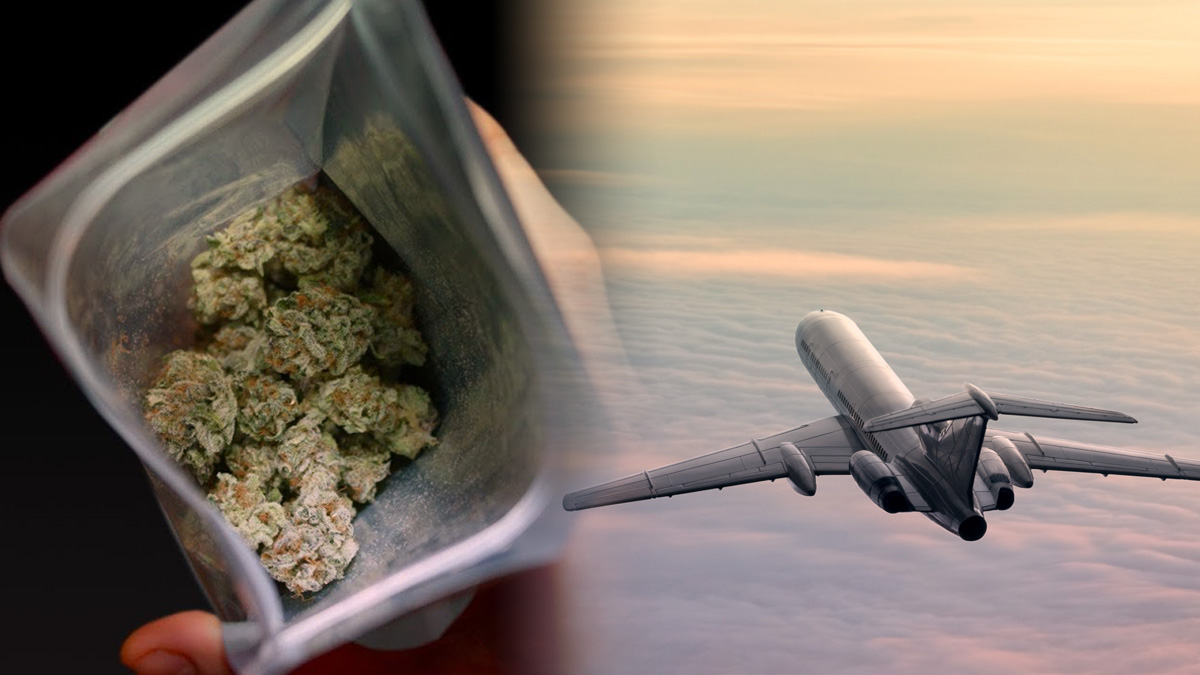 Image of Weed and a plane