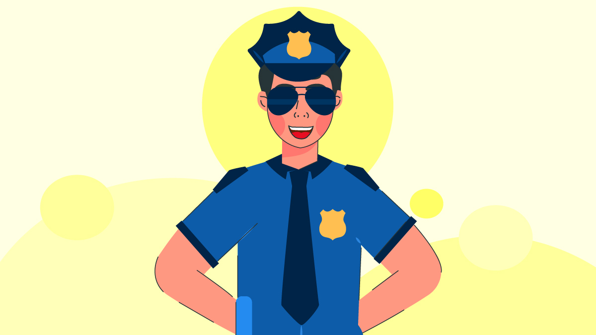 Illustration for Can Police Officers Smoke Weed