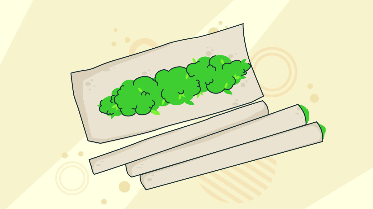 Illustration for Can you smoke weed with regular paper