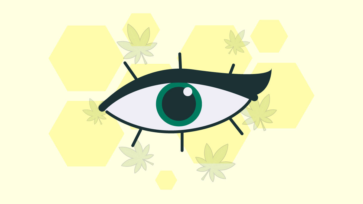 Illustration for Does Weed make dilated pupils