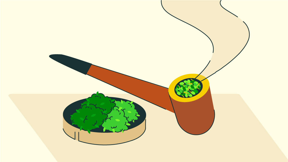 Illustration for How to Smoke Weed Out of Tobacco Pipe