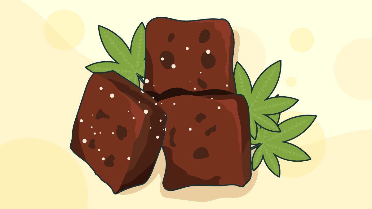 Illustration for How to make weed brownies