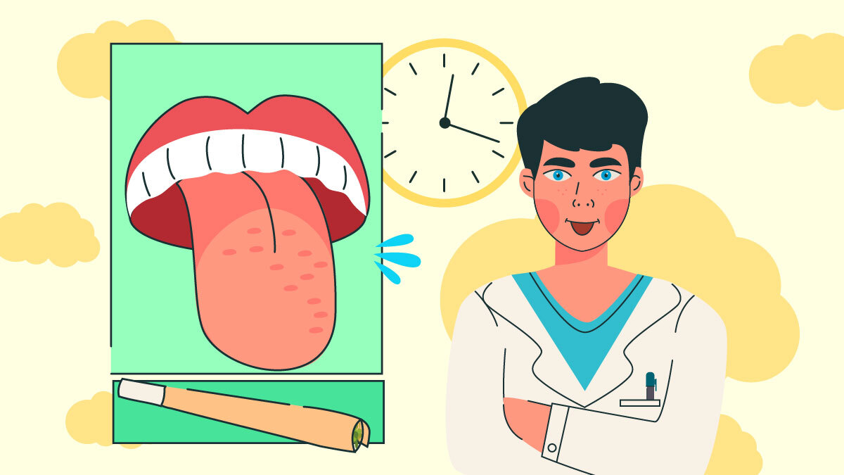 Illustration for When to Stop Smoking Weed before drug test