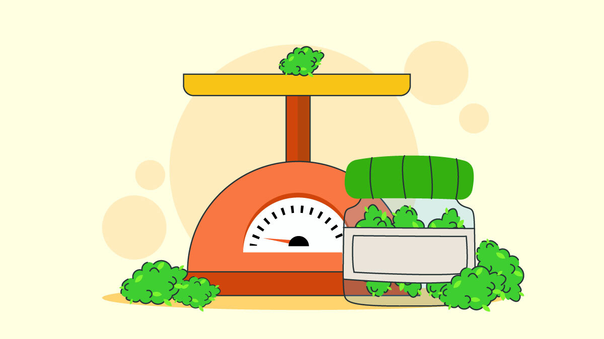 Illustration for How much does a gram of weed cost