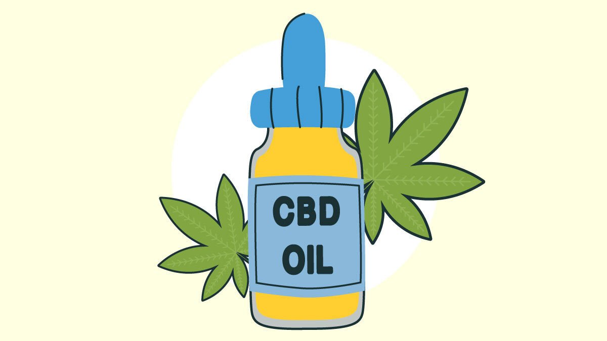 Illustration for Benefits of CBD Oil