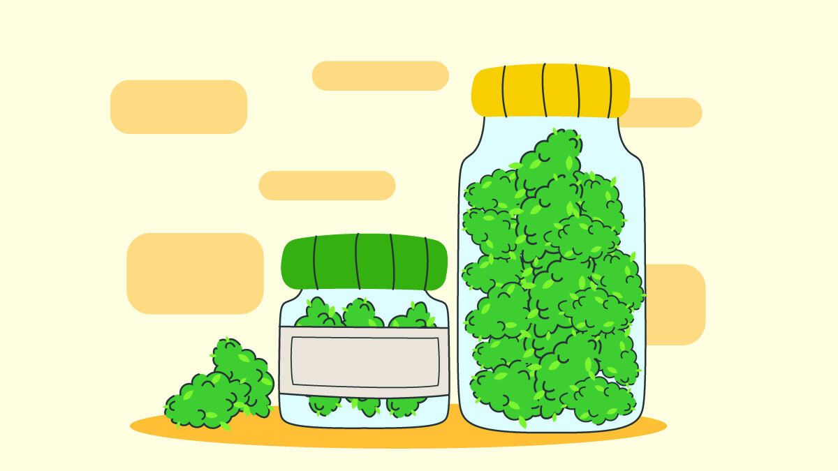 Illustration for Storing Weed Properly