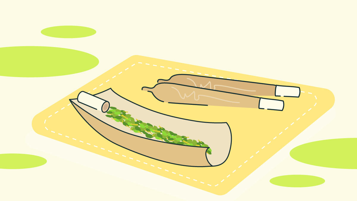 Illustration on Rolling a Blunt