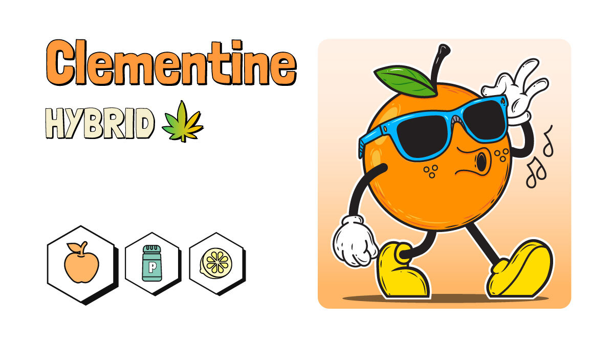 Illustration for Clementine Strain Review