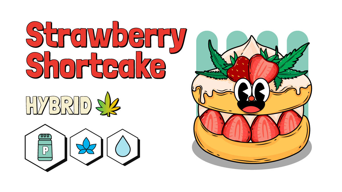 Strawberry Shortcake Strain illustration